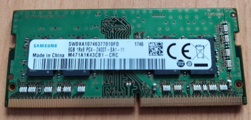 Zdjęcie oferty: Samsung 8GB DDR4 PC4-2400T 