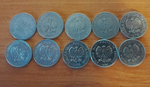 Zdjęcie oferty: Zestaw monet  50 groszy PRL od 1949