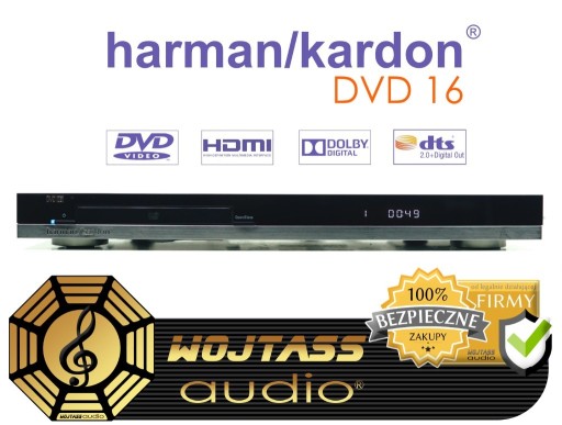 Zdjęcie oferty: Odtwarzacz HARMAN KARDON DVD16  * Dolby Digital