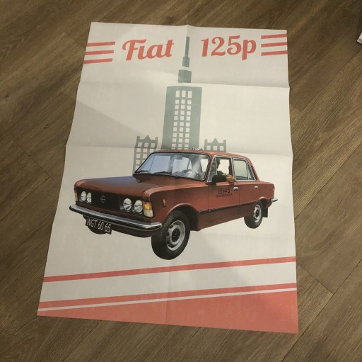 Zdjęcie oferty: Fiat 125 p plakat