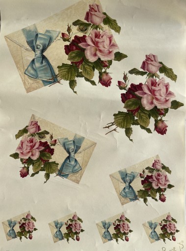 Zdjęcie oferty: Papier do decoupage koperty Sweet Rose 29x42