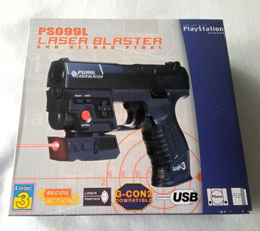 Zdjęcie oferty: Pistolet, Laser Blaster do PS1,PS2 PS099L