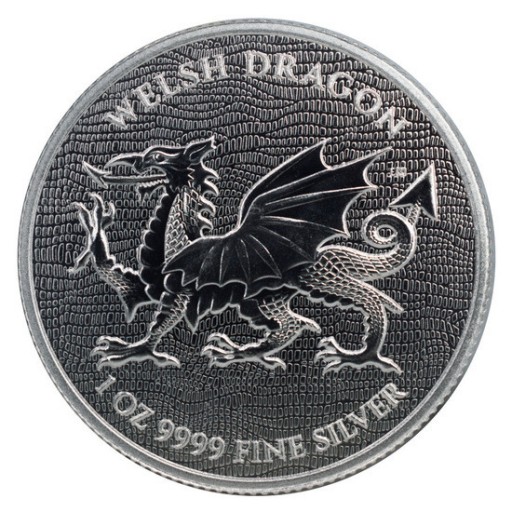 Zdjęcie oferty: Moneta Welsh Dragon 1 oz srebra 9999 ag 2022 Waw