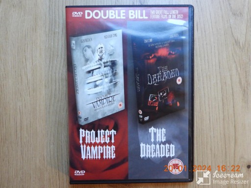 Zdjęcie oferty: Filmy: Project Vampire / The Dreaded   - DVD