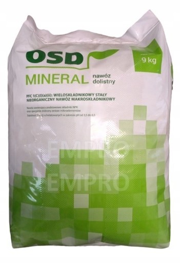Zdjęcie oferty: OSD Mineral nawóz dolistny NPK opakowanie 9 kg