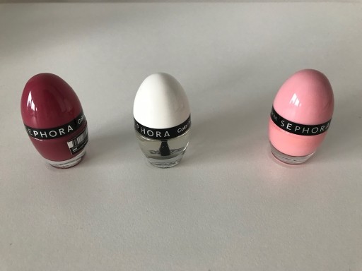 Zdjęcie oferty: Lakier do paznokci SEPHORA różowy bordowy top coat