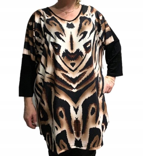 Zdjęcie oferty: BLUZKA  TUNIKA  PRINT PANTER  52 54 5XL