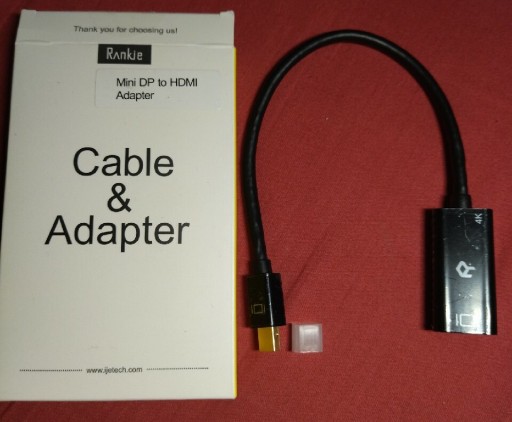 Zdjęcie oferty: Adapter mini DP do HDMI 4K (A8-W)
