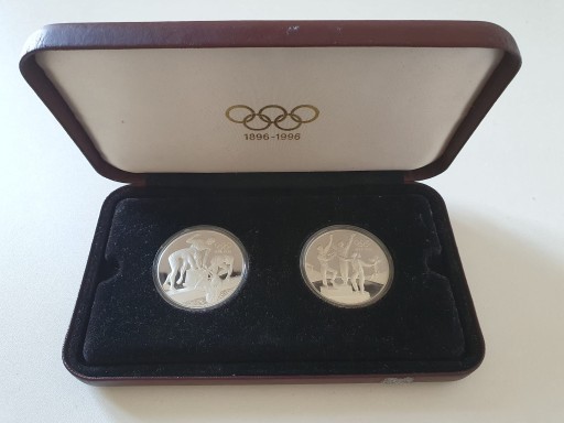 Zdjęcie oferty: 2* 20 Dolarow 100-lecie olimpiad. 1996r.Mini set.