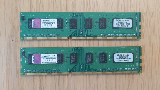 Zdjęcie oferty: KINGSTON DDR3 1066 2x 2GB KVR1066D3N7K2/4G ECC
