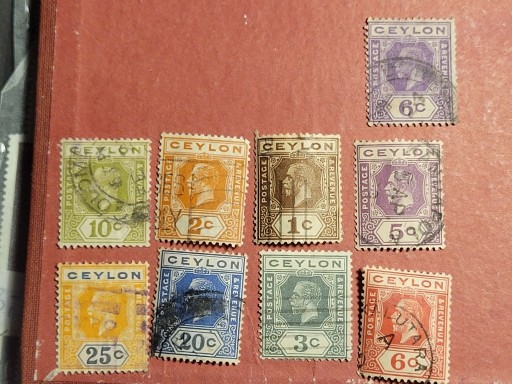 Zdjęcie oferty: Cejlon  1921-1927r          