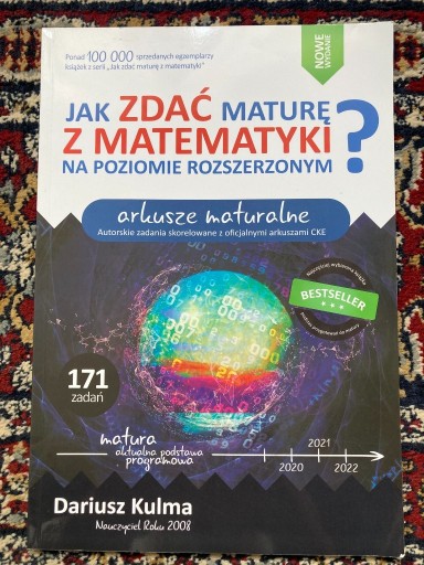 Zdjęcie oferty: Zestaw Arkusze Maturalne Matematyka Dariusz Kulma