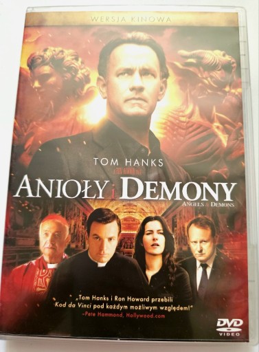 Zdjęcie oferty: Anioły i Demony dvd Dan Brown Tom Hanks