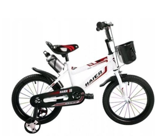 Zdjęcie oferty: Biało-czerwony rowerek Haier 16 cali 