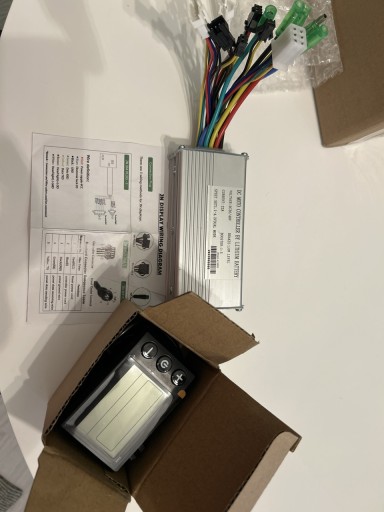 Zdjęcie oferty: Zestaw kontrolera roweru elektrycznego