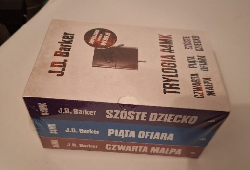 Zdjęcie oferty: Trylogia #4MK Czwarta małpa ...PAKIET  J.D. Barker