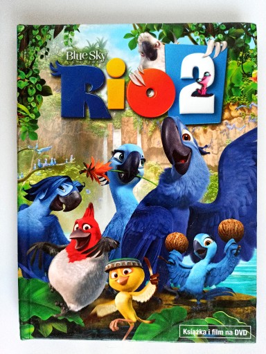 Zdjęcie oferty: Rio 2 KSIĄŻKA + PŁYTA DVD dla dzieci film bajka