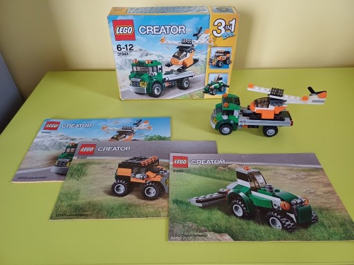 Zdjęcie oferty: Lego Creator 3 w 1 31043 Transporter helikopterów