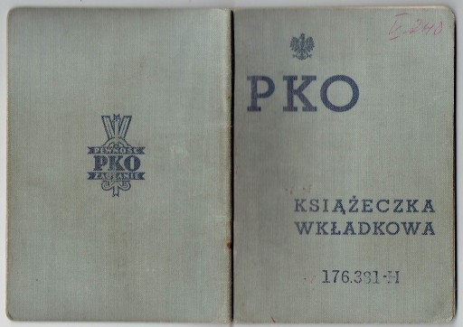 Zdjęcie oferty: Książeczka wkładkowa PKO 1935-39, Kraków, rej.1945