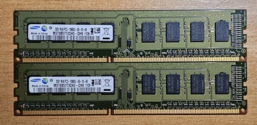 Zdjęcie oferty: Pamięć RAM Samsung DDR3 2x2GB PC3-10600U