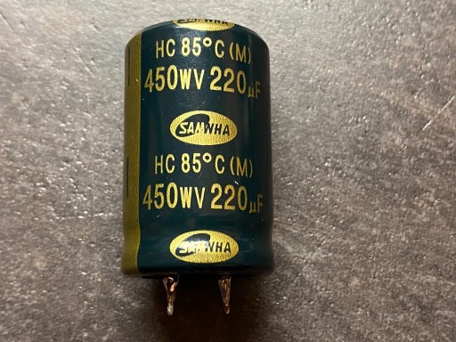 Zdjęcie oferty: Kondensator Samwha 220uF 450V