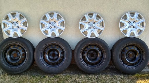 Zdjęcie oferty: felgi 4x108x65 opony peugeot citroen 185/65R15