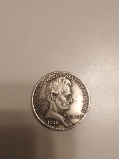 Zdjęcie oferty: HALF DOLLAR - 1918 r.  - ABRAHAM LINCOLN 