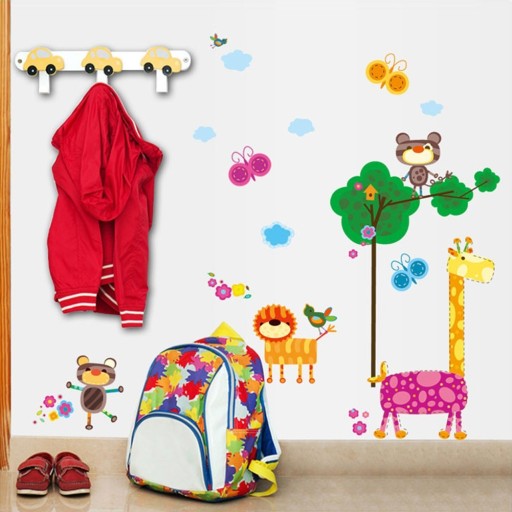Zdjęcie oferty: Naklejka na ścianę do pokoju dziecka, zwierzęta