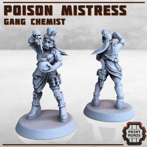 Zdjęcie oferty: Poison Mistress - Gang Chemist od Print Minis