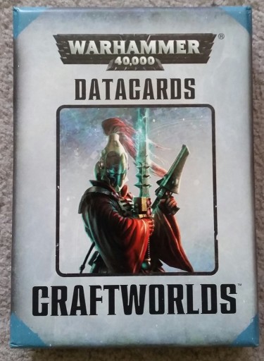 Zdjęcie oferty: Warhammer 40.000 40K - Craftworlds Datacards 7 ED