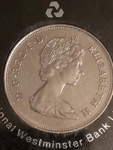 Zdjęcie oferty: Moneta 25 pensów 1980 Królowa 