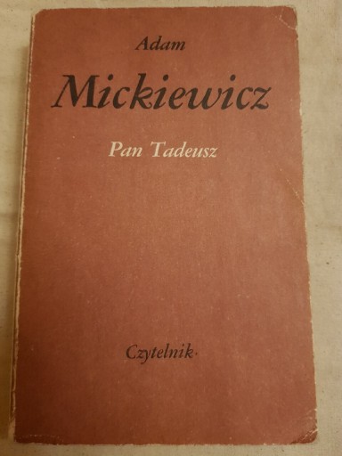 Zdjęcie oferty: Pan Tadeusz Adam Mickiewicz 