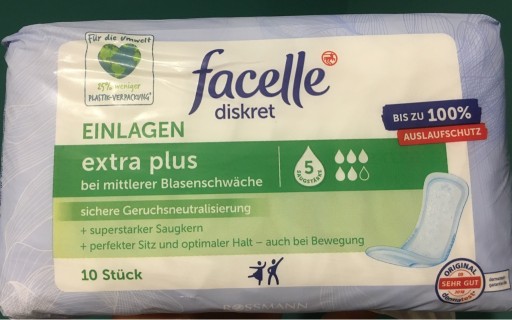 Zdjęcie oferty: Facelle diskret extra plus 10szt