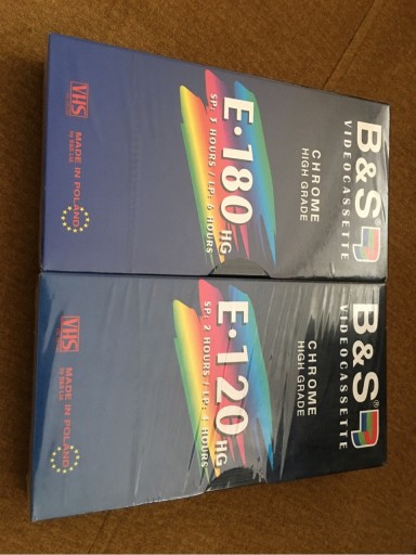 Zdjęcie oferty: B&S VHS E-180 i E-120 Maxell E 240