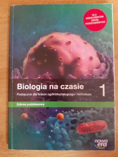Zdjęcie oferty: Podręcznik do biologii "Biologia na czasie"
