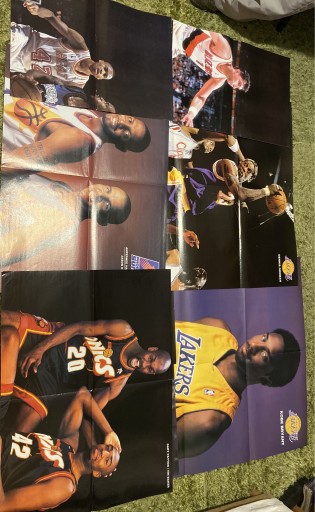 Zdjęcie oferty: Plakaty Gwiazdy NBA  82x56 dwustronne pakiet 7