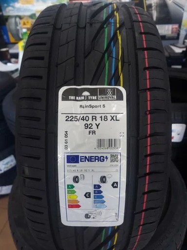 Zdjęcie oferty: 4x 225/40R18 Uniroyal RainSport 5 nowe opony