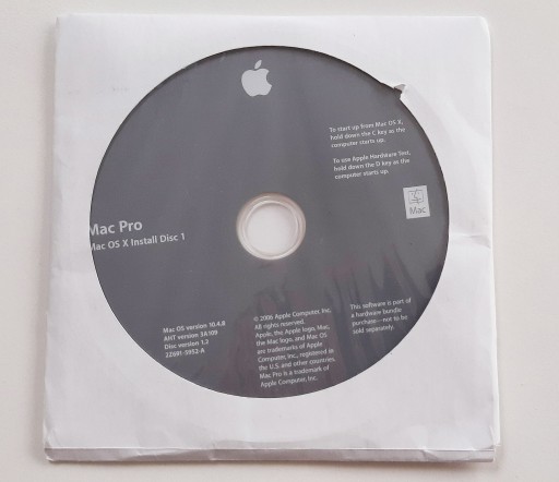 Zdjęcie oferty: Płyty instalacyjne Mac OS X 10.4.8