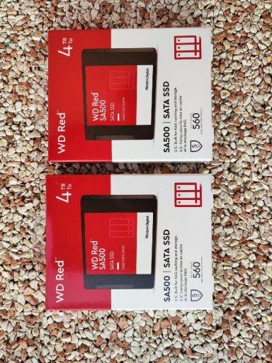 Zdjęcie oferty: 2x WD Red SA500 SATA SSD 4TB. Fabrycznie nowe.