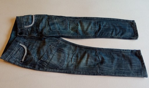 Zdjęcie oferty: spodnie jeansowe r 134 kieszonki
