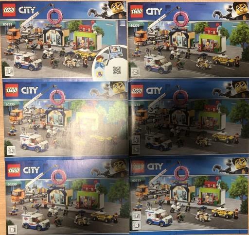 Zdjęcie oferty: LEGO CITY losowe instrukcje 1kg