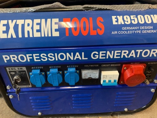 Zdjęcie oferty: Agregat  prądotwórczy Extreme Tools EX9500w