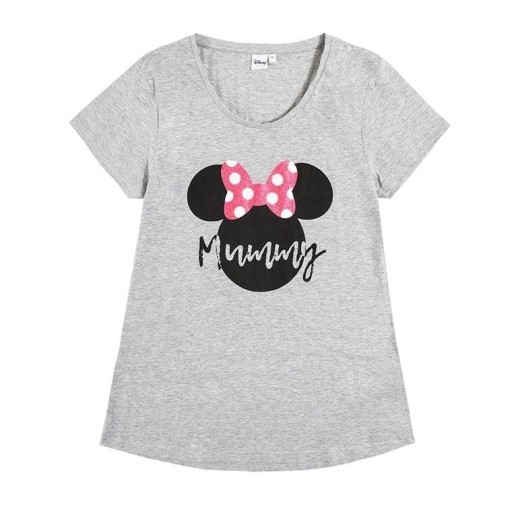 Zdjęcie oferty: T-shirt damski, szary, Myszka Minnie  XL