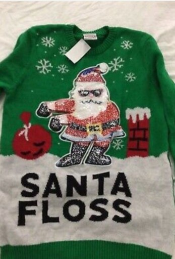 Zdjęcie oferty: Sweter świąteczny Santa Floss dla chłopca rozm.S