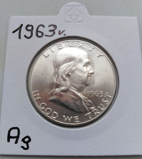 Zdjęcie oferty: HALF DOLLAR z 1963 ROKU - USA