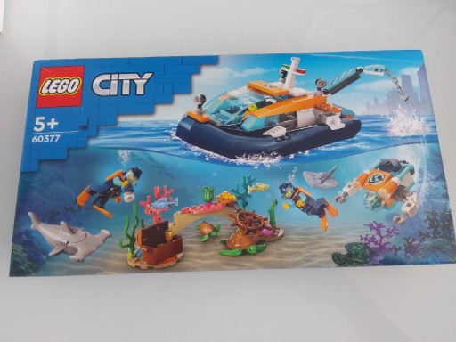 Zdjęcie oferty: Nowe klocki Lego City 60377 Łódź do nurkowania