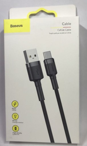 Zdjęcie oferty:  Kabel BASEUS USB USB-C 480Mbps 50cm w oplocie 