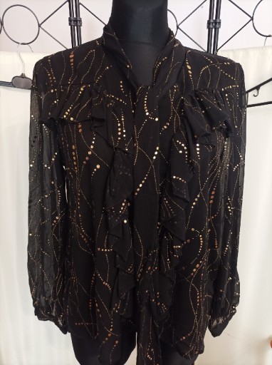 Zdjęcie oferty: Elegancka koszula złote wzorki 