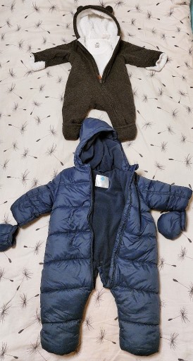 Zdjęcie oferty: Kombinezon zimowy dla niemowlaka dziecka H&M 2szt