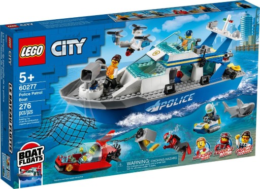 Zdjęcie oferty: LEGO City 60277 Policyjna łódź patrolowa